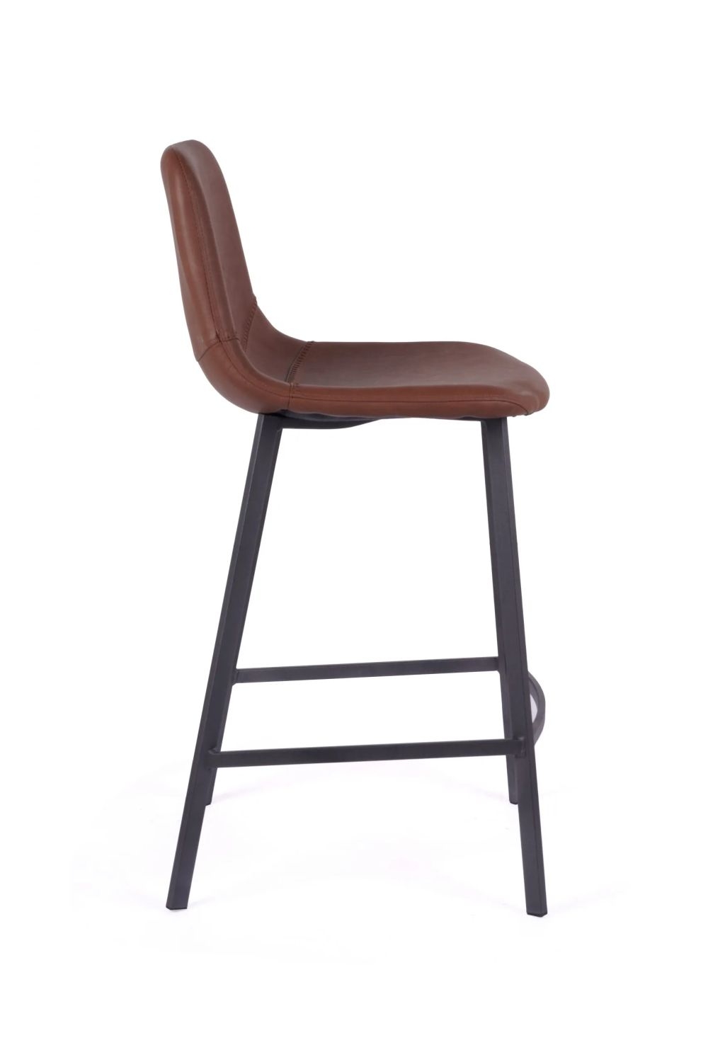 Product photograph of 2 X Ryan Vintage Cognac Pu Counter Stool from Choice Furniture Superstore.
